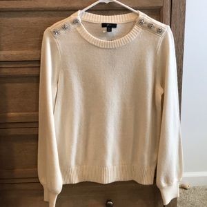 Jcrew embellished sweater